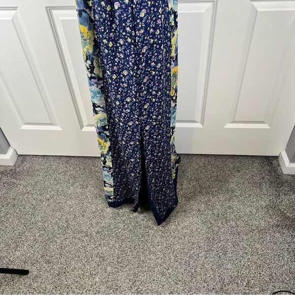 Sz 6 Joie Sleeveless Annati 100% Silk Maxi Floral Halter Dress $429 MSRP - Picture 6 of 11